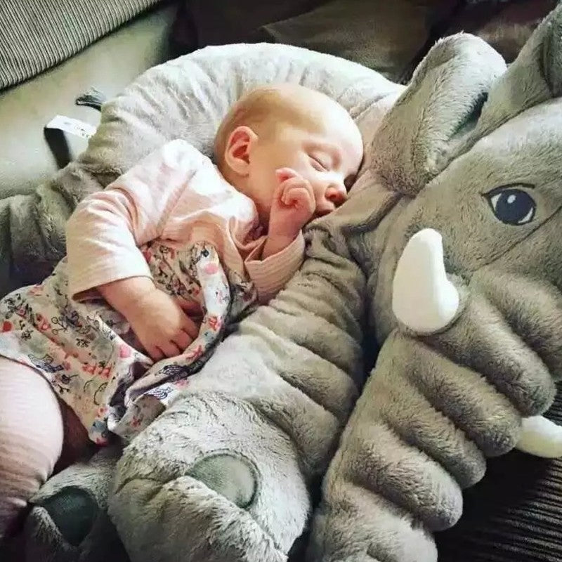 Almofada em forma de elefante para o bebê dormir melhor