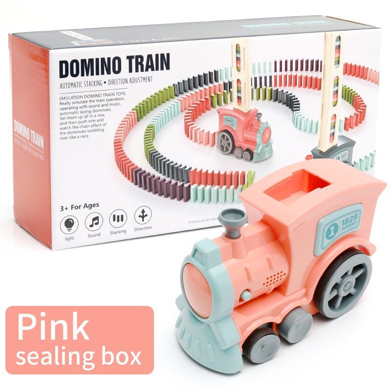 Brinquedo de trem dominó