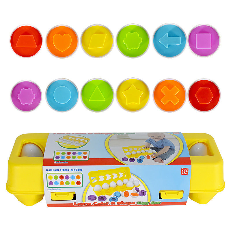 Brinquedo Educativo para Bebês - Caixa de ovos
